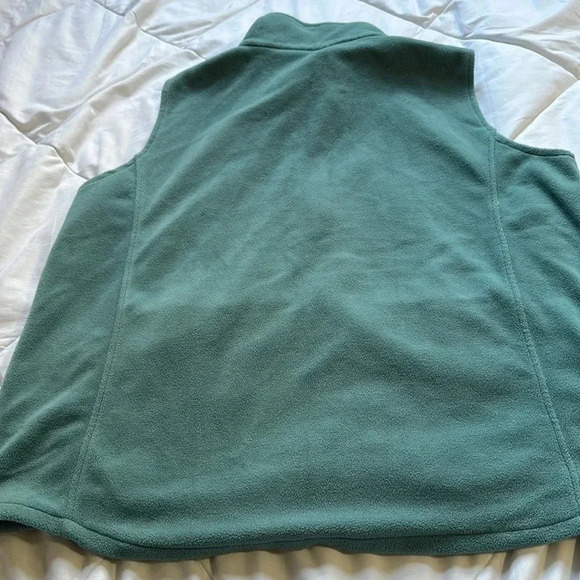 Woolrich Fleece Vest Seafoam Green Zip Up 2 Pockets Women's Size XL - Picture 6 of 6